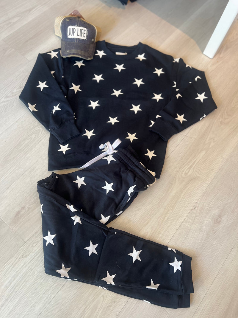 Navy Star Jogger