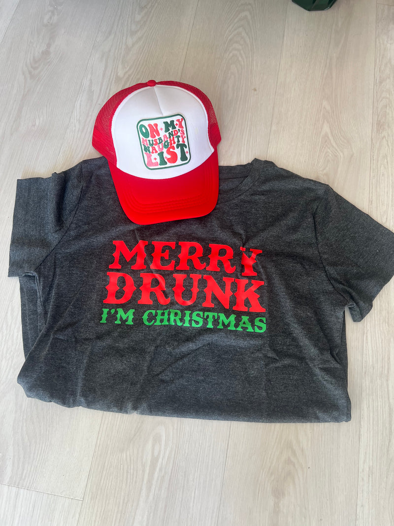 Merry Drunk Tee