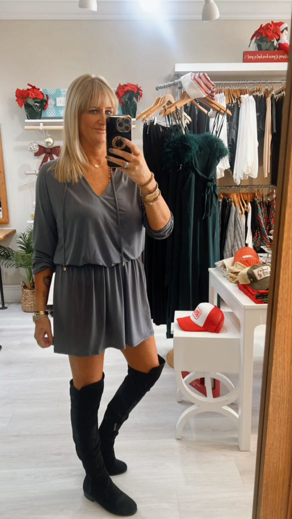 Andrea Dress - Grey