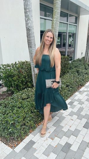 Forest Hi-Low Dress