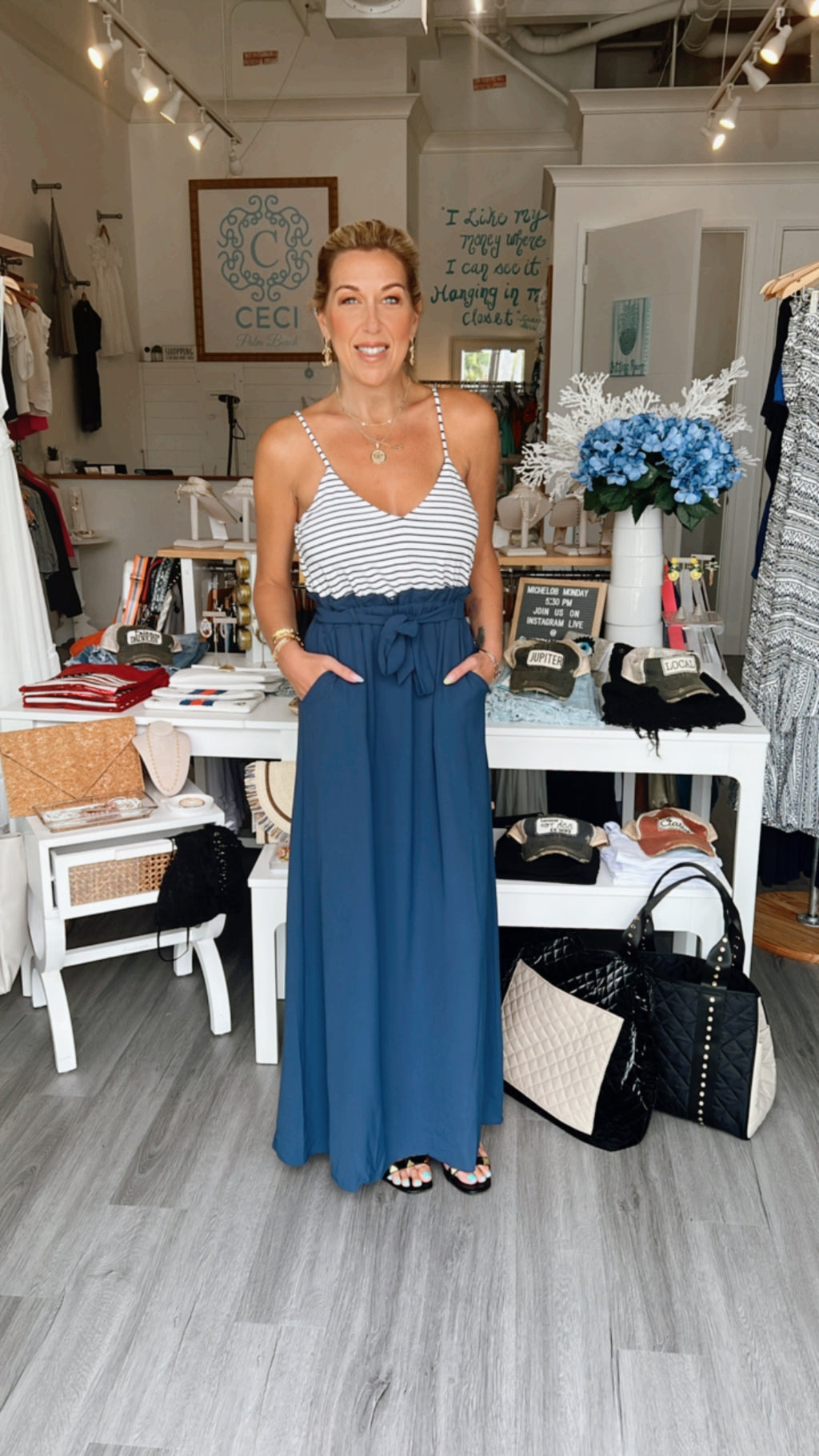 Nautical Navy Maxi