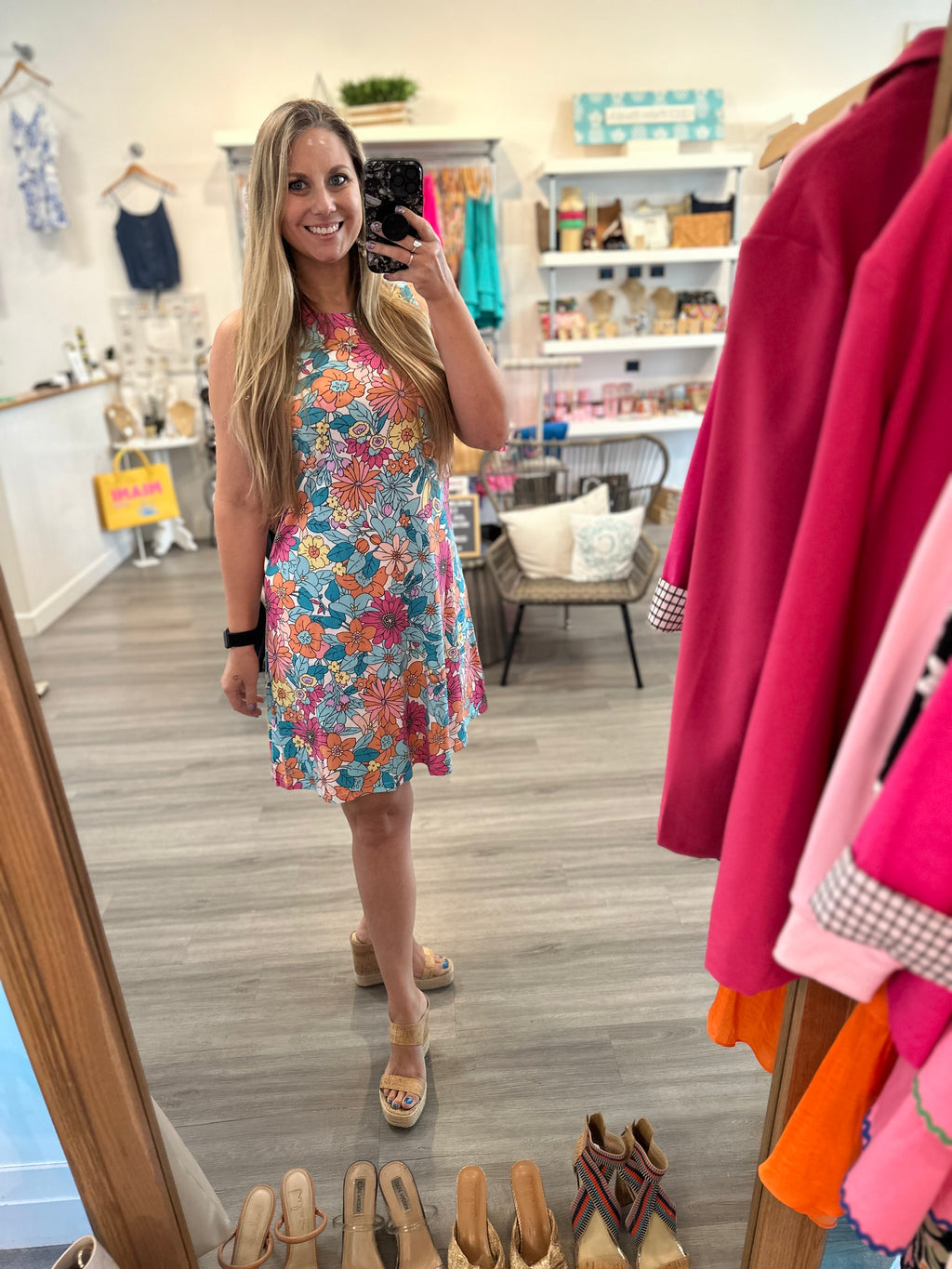 Summer Floral Tank Dress